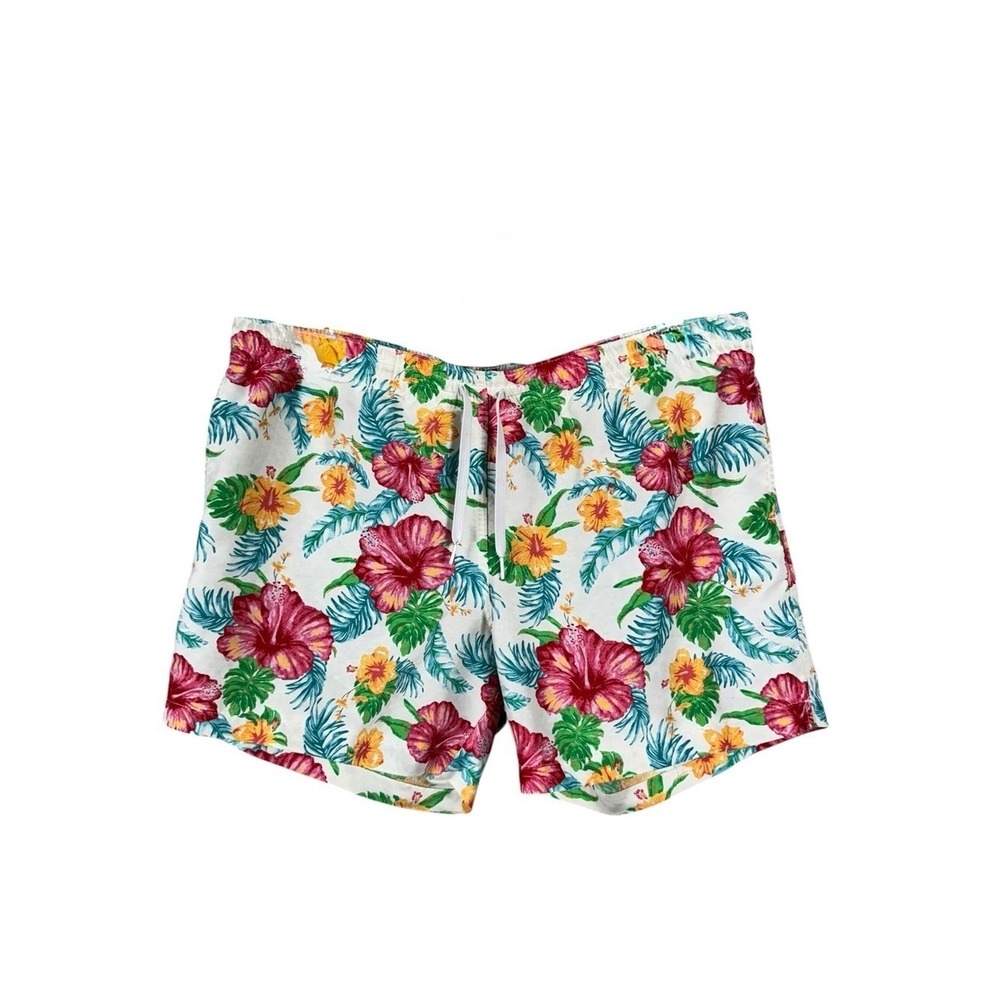 Chubbies Shorts Floral Leaves Swim Trunks Lined XL Beach Resort Vacation